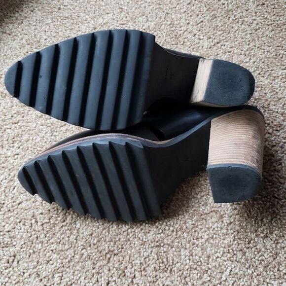 STRATEGIA Leather chunky mules - Picture 5 of 8